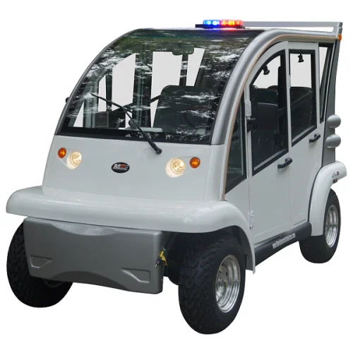 MotoEV MotoEV Electro Bubble Buddy LSV 4 Passenger Police Hard Door - Image 2