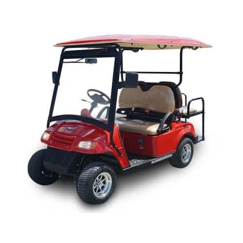 MotoEV Electro Neighborhood Buddy 4 Passenger (Back to Back) Street Legal Golf Carts - Image 3