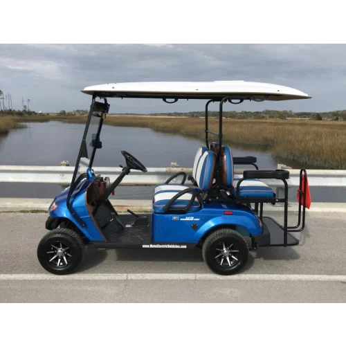 MotoEV Electro Neighborhood Buddy 4 Passenger (Back to Back) Street Legal Golf Carts