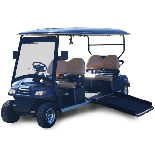 MotoEV 4 Passenger Wheelchair Street Legal Golf Cart - Image 2
