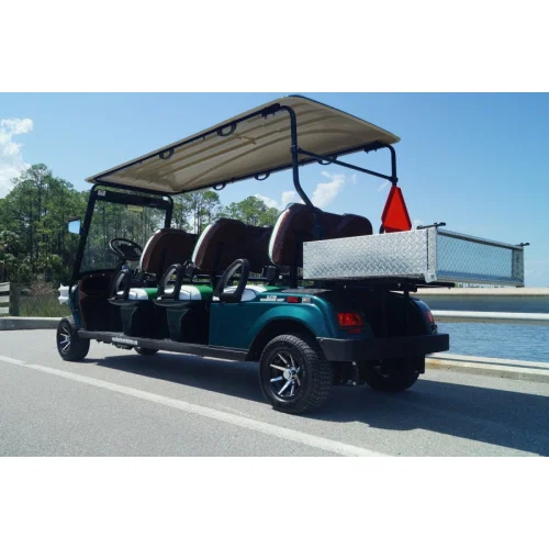 MotoEV Electro Neighborhood Buddy 6 Passenger Forward Facing Utility Street Legal Golf Cart - Image 3