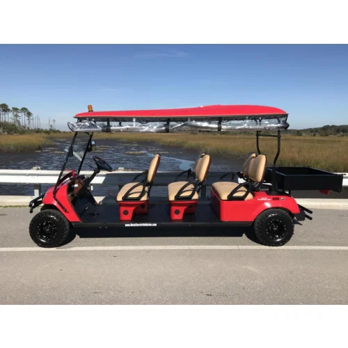 MotoEV Electro Neighborhood Buddy 6 Passenger Forward Facing Utility Street Legal Golf Cart - Image 2