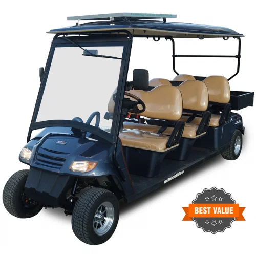 MotoEV Electro Neighborhood Buddy 6 Passenger Forward Facing Utility Street Legal Golf Cart - Image 2