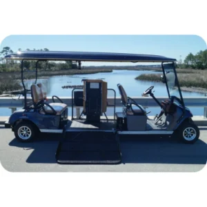 MotoEV Electro Neighborhood Buddy 6 Passenger Wheelchair Street Legal Golf Cart