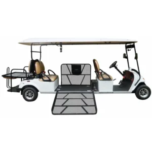 MotoEV Electro Neighborhood Buddy 6 Passenger Wheelchair Street Legal Golf Cart